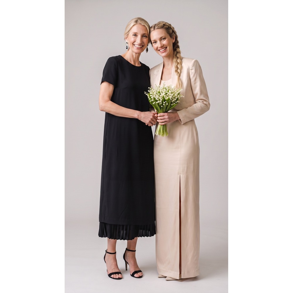 VTG Ann Taylor 100% Silk Drop Waist Pleated Slip Dress & Tunic top Black Size 6‎